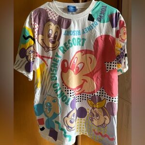 Tokyo Disney Resort Retro Mickey Mouse Minnie Mouse graphic tee
